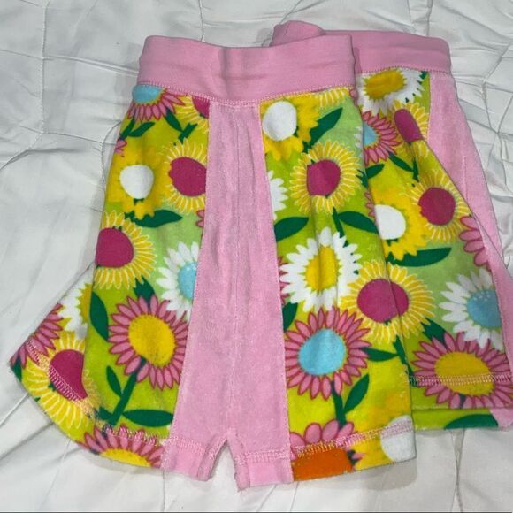Vintage Lilly Pulitzer Cotton Floral A-Line Skirt - Pink, Green, yellow - Picture 5 of 5